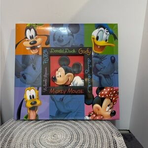 Disney Mickey Mouse and Friends Deluxe Post Bound Scrapbook Album NWT